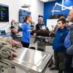 Le tout nouveau Centre de simulation de la FMV a été fort populaire. Photo François Larivière | Le Courrier ©