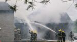 Un garage résidentiel prend feu à Saint-Hyacinthe