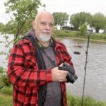 C’est Pascal Foisy, un résident de la rue Saint-Pierre Ouest dans le quartier Douville, qui a eu le privilège d’observer cet oiseau rare. Photo Robert Gosselin | Le Courrier ©