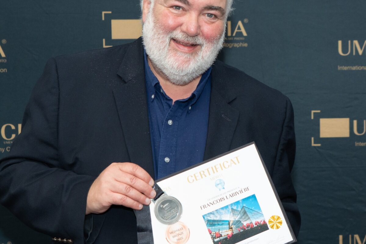 François Larivière a obtenu deux médailles et des mentions d’honneur au concours Umencia Art Photo. Photo gracieuseté