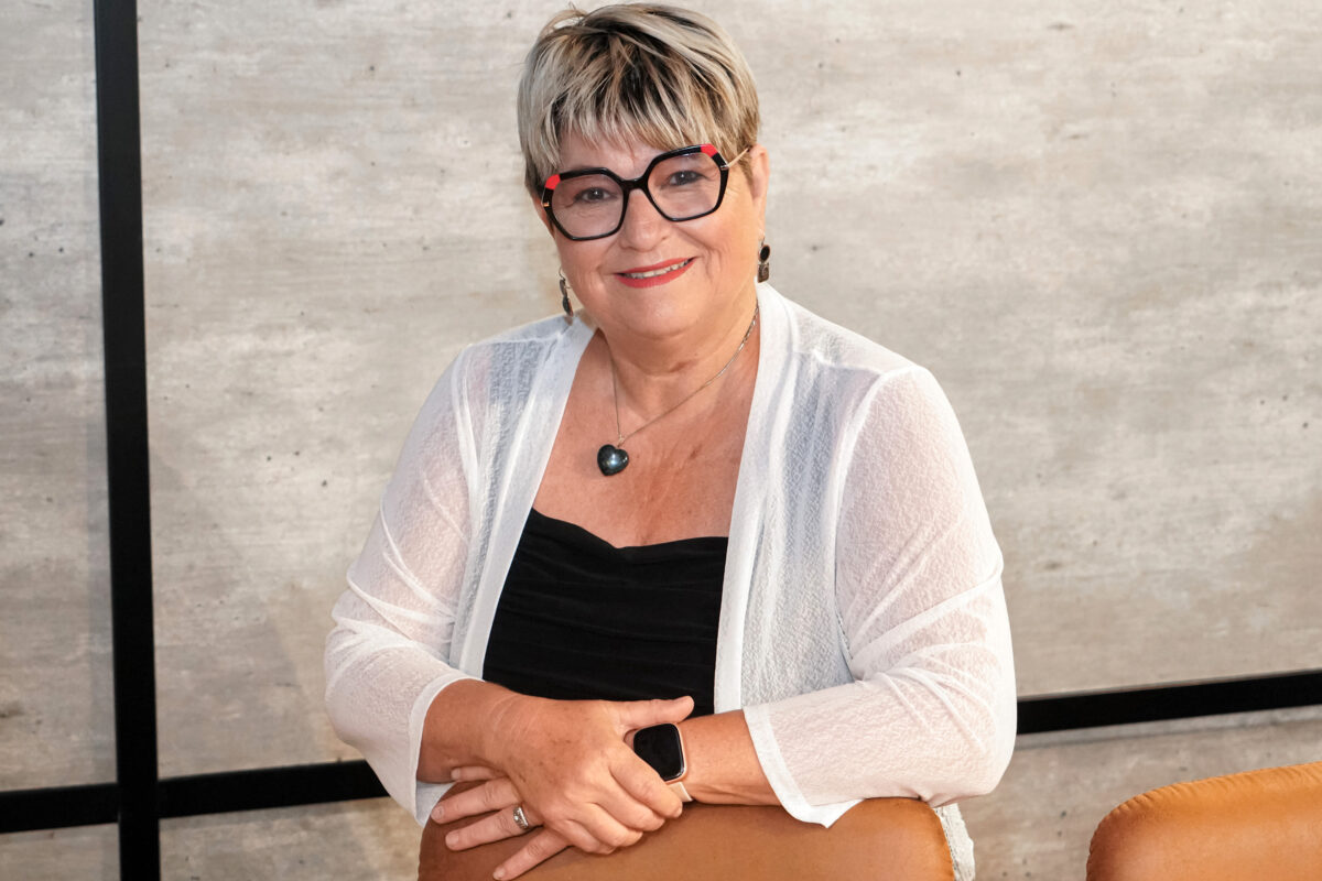 Sylvie Gosselin souhaite se faire élire dans le quartier Saint-Thomas-d’Aquin. Photo François Larivière | Le Courrier ©