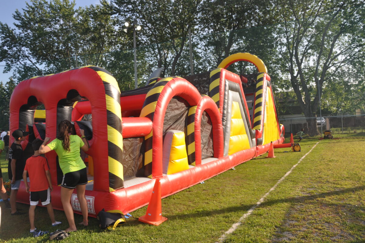 Plusieurs jeux permettront aux enfants de bien s’amuser pendant la fête de quartier des Loisirs Douville le 7 août. Photo gracieuseté