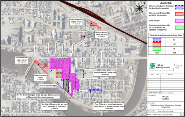Des vignettes de stationnement temporaires pour accommoder les résidents du secteur