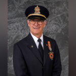 Pierre Jolin dans son uniforme qu’il a rangé pour de bon. Photo gracieuseté