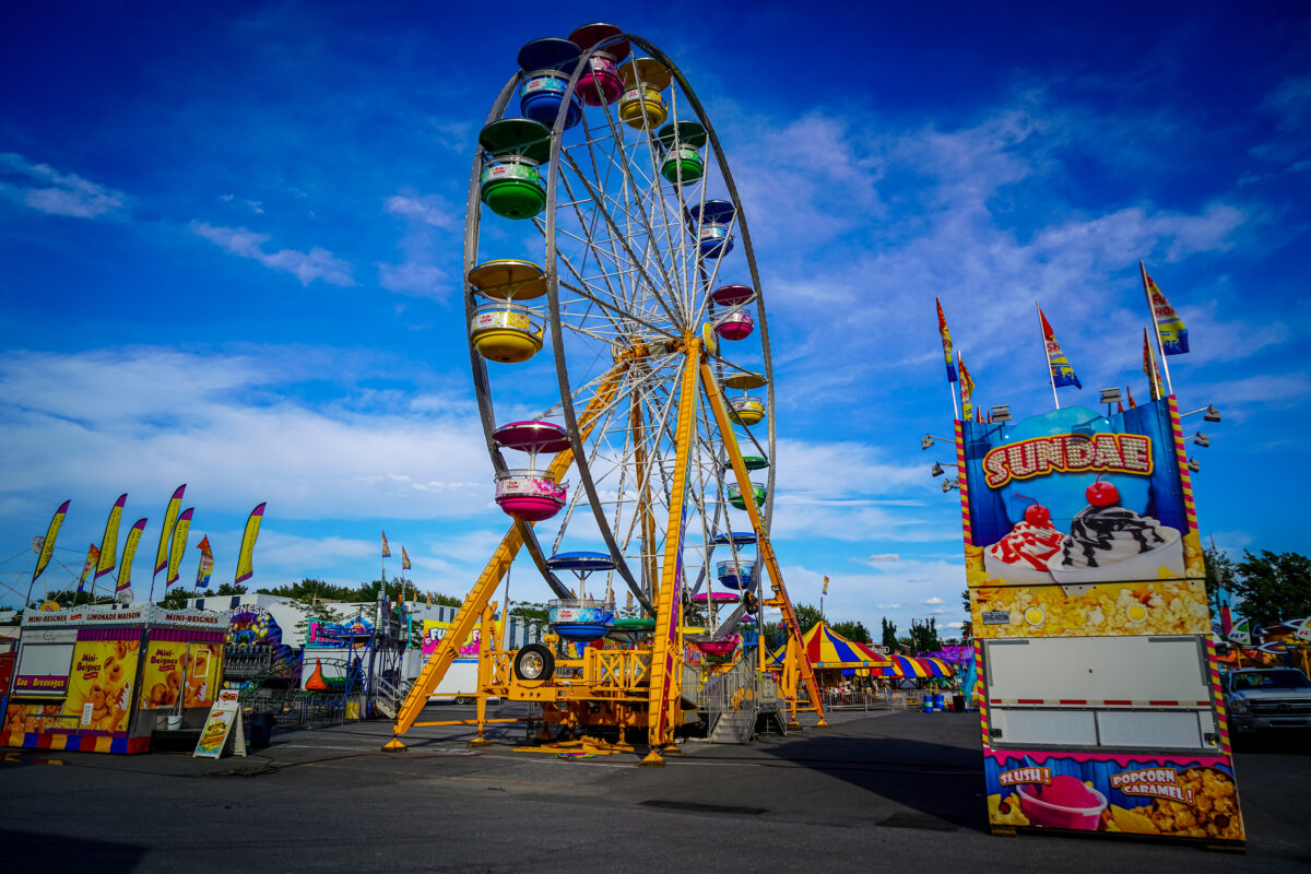 L’Expo agricole ouvrira seulement ses portes à compter de 16 h aujourd’hui, et les festivités se poursuivront jusqu’au 2 août. Photo François Larivière | Le Courrier ©