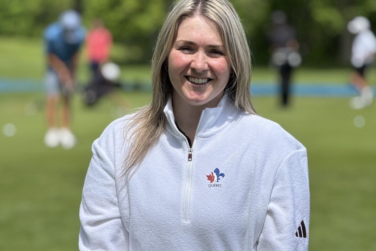 Valérie Tanguay est maintenant entraîneuse avec Golf Québec. Photo gracieuseté