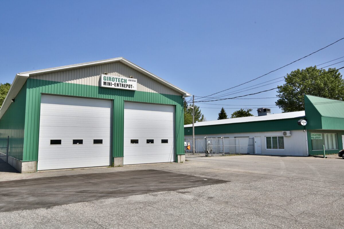 La Fiducie de placement immobilier Margaux a fait l’acquisition de Girotech Mini-entrepôt à Saint-Hyacinthe pour la somme de 4 675 000 $. Photo Robert Gosselin | Le Courrier ©