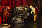 Un véhicule prend feu sur l’avenue Saint-Dominique à Saint-Hyacinthe