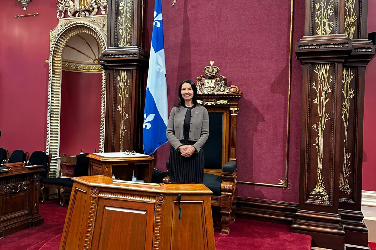 Au terme du remaniement ministériel, la députée de Saint-Hyacinthe, Chantal Soucy, demeure vice-présidente de l'Assemblée nationale. Photothèque | Le Courrier ©