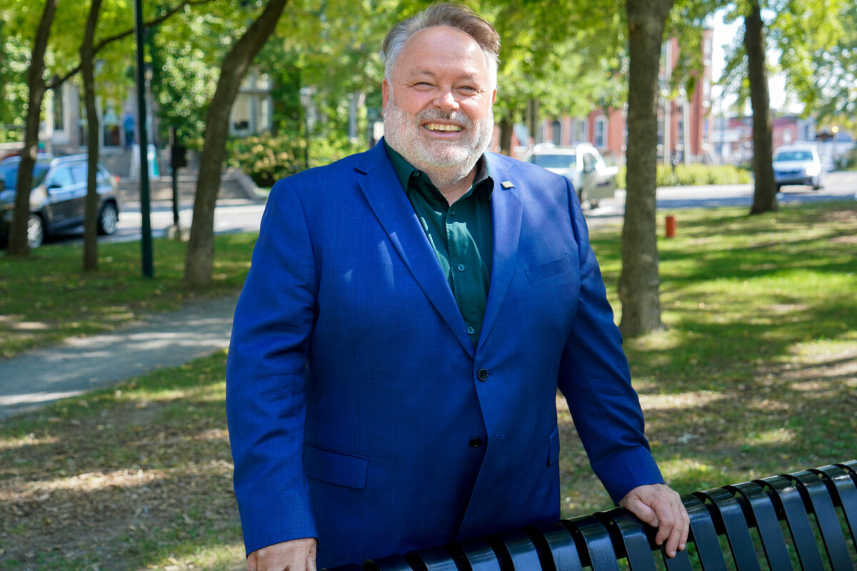 Le maire sortant de Saint-Hyacinthe, André Beauregard, sollicite un deuxième mandat. Photo François Larivière | Le Courrier ©