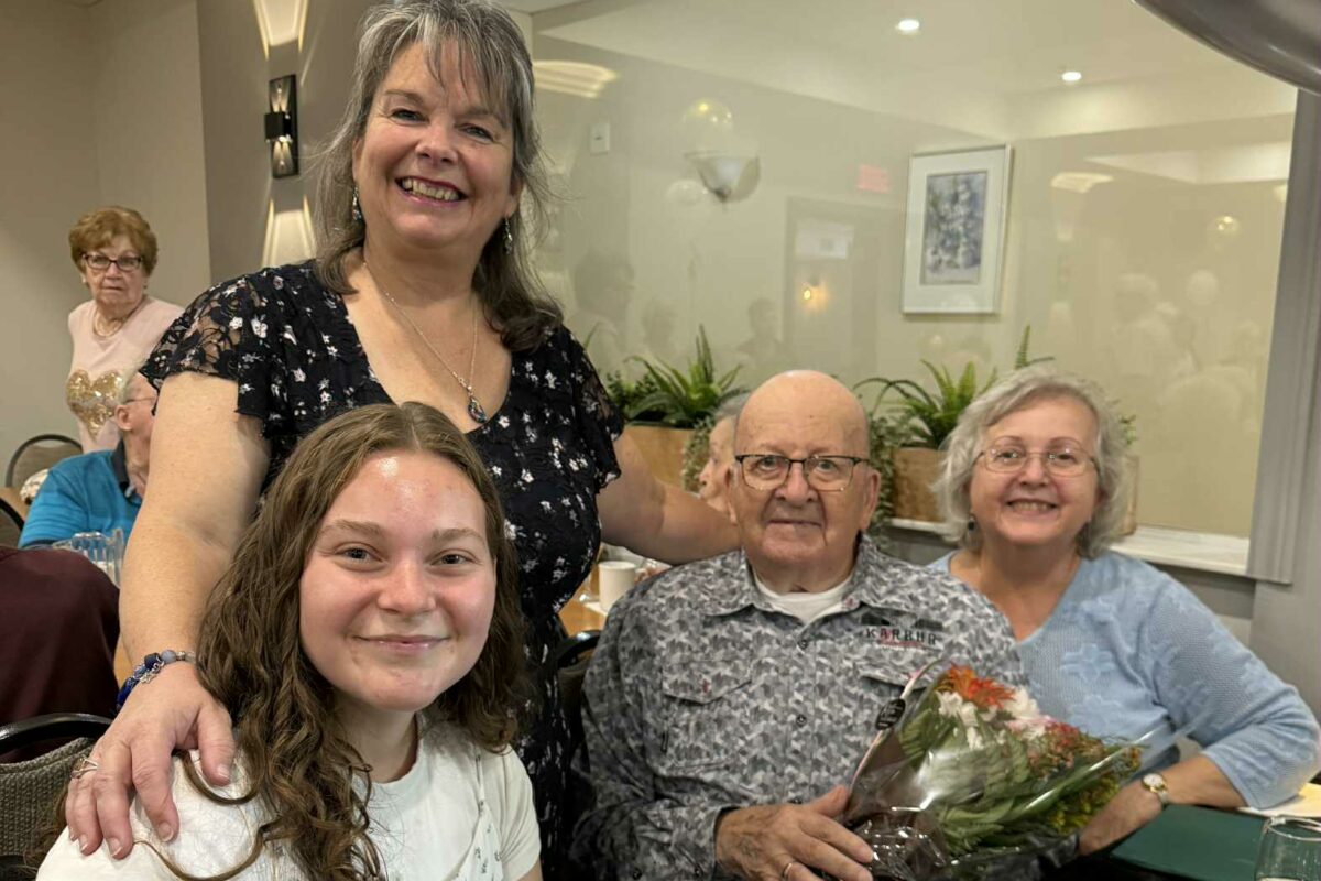 Le jubilaire Omer Roy. Photo gracieuseté