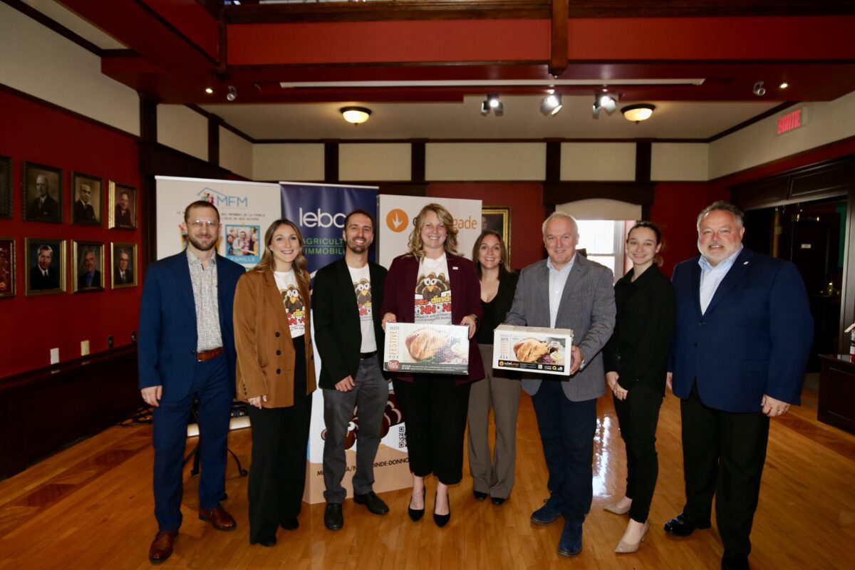 L’objectif de la campagne de financement Nous dinde-donnons est de 42 000 $ cette année. Photo Robert Gosselin | Le Courrier ©