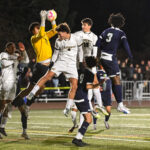 Les Lauréats ont multiplié les chances de marquer contre les Nomades, mais le gardien Mohamed Yassine Bouaouina a fermé la porte à chaque occasion. Photo François Larivière | Le Courrier ©