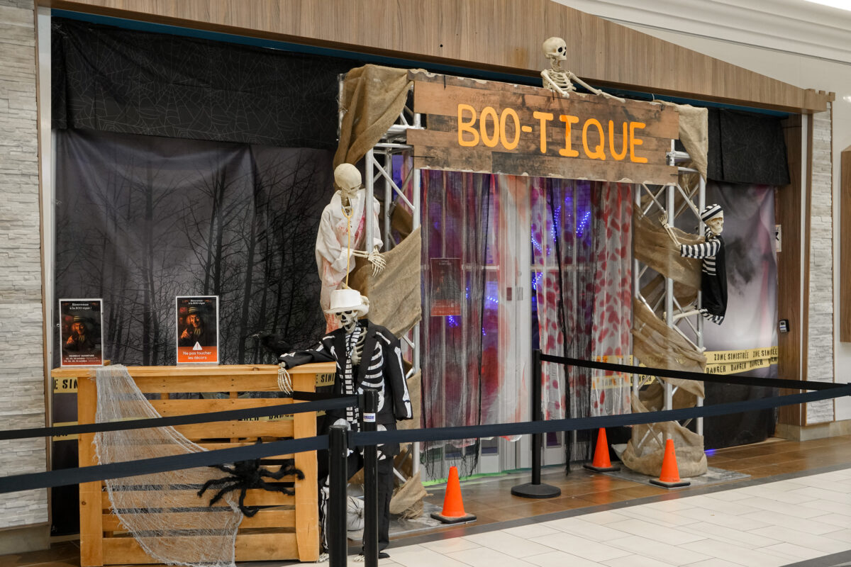 La BOO-tique a ouvert ses portes le 22 octobre aux Galeries St-Hyacinthe. Photo François Larivière | Le Courrier ©