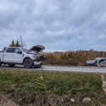 La collision frontale n’a laissé aucune chance à la victime. Photo Adam Bolestridge | Le Courrier ©