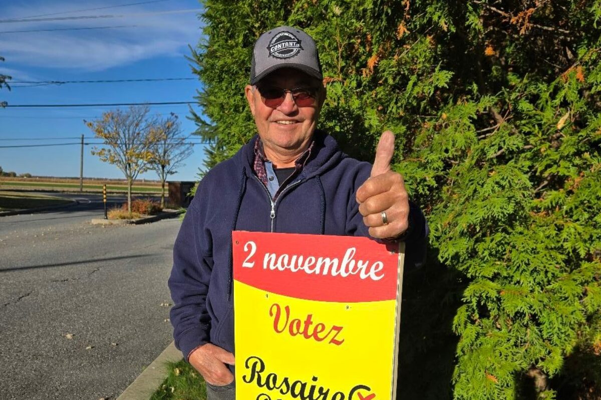 Rosaire Phaneuf est finalement confirmé dans ses fonctions au terme d’un tirage au sort. Photo tirée de Facebook