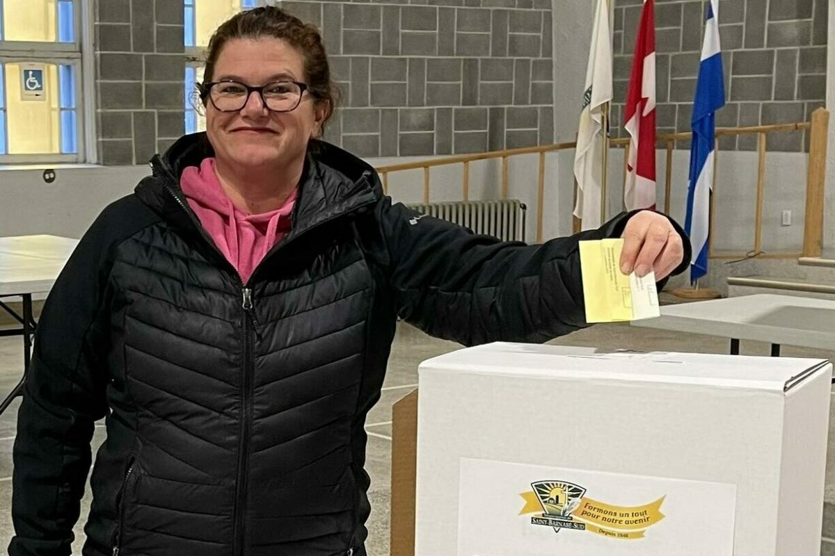 La nouvelle mairesse de Saint-Barnabé-Sud, Nathalie Leblanc. Photo gracieuseté